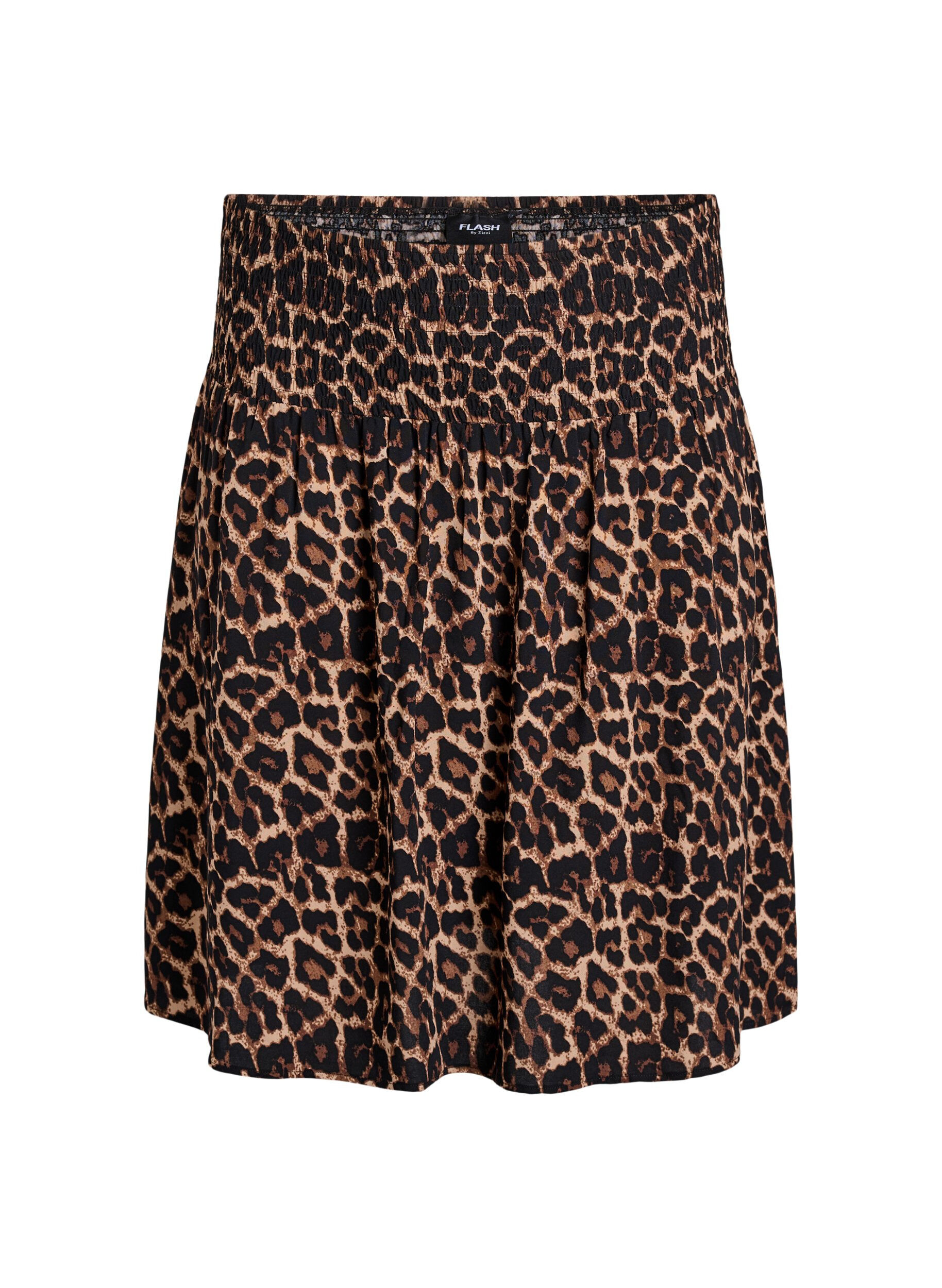 FLASH - Korte rok met gesmokte taille