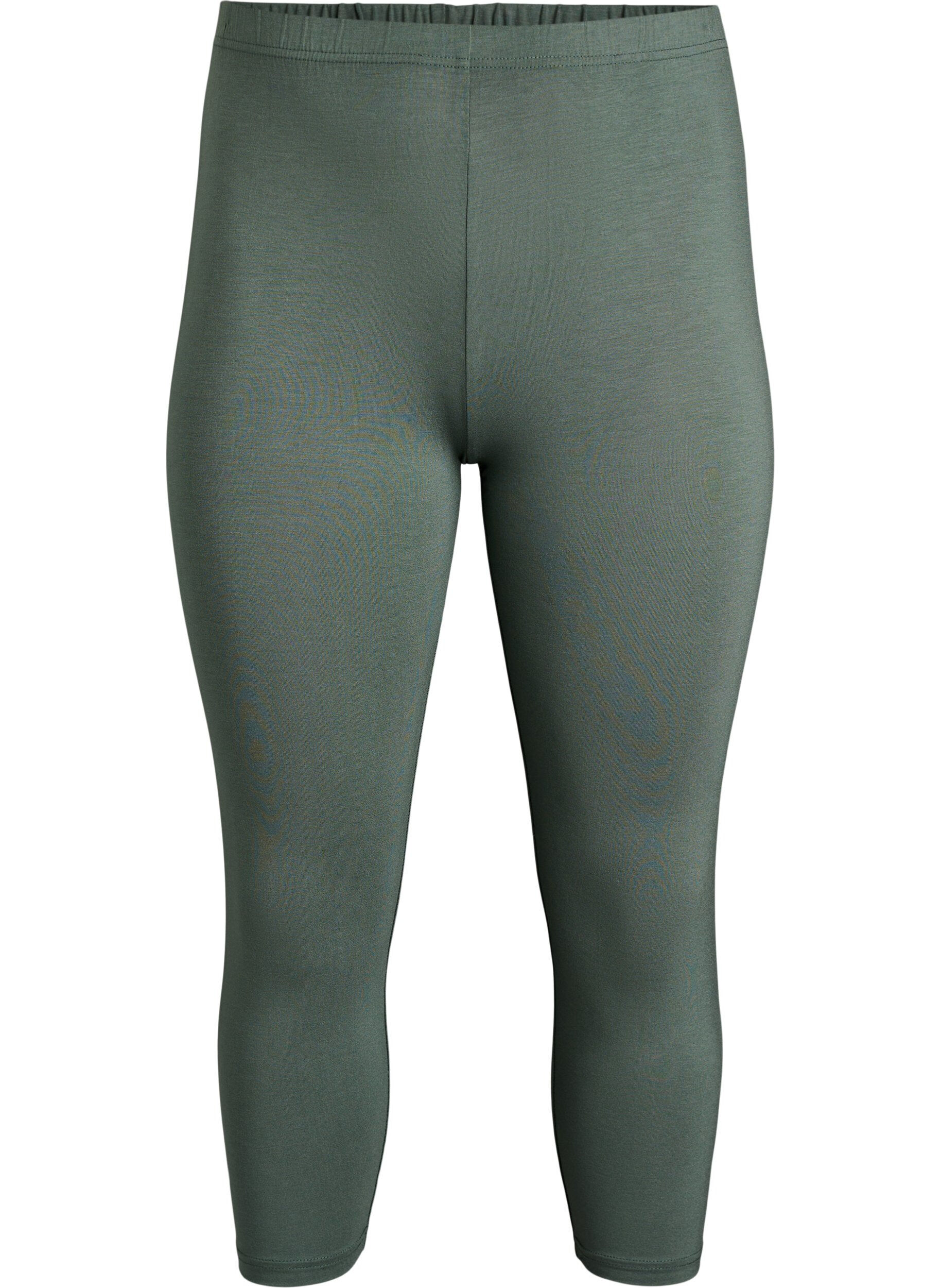 Leggings basiques longueur 3/4 en viscose