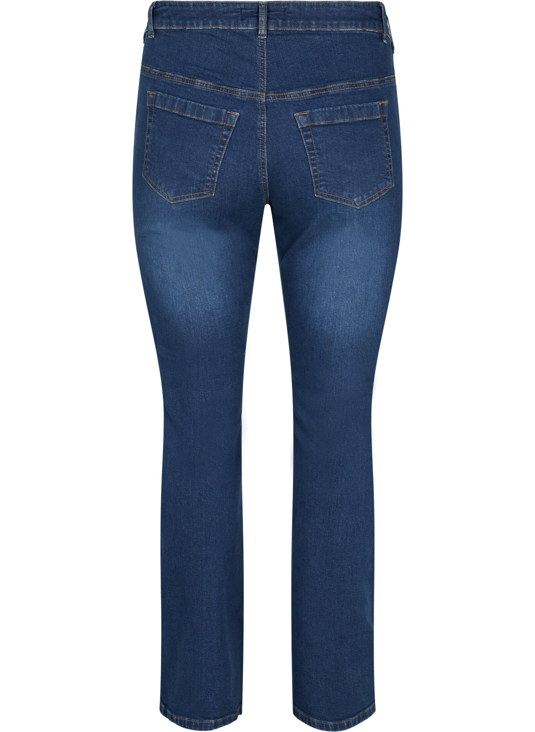 ZizziEllen bootcut jeans met hoge taille, Blauw, Packshot image number 1