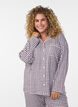 Katoenen pyjamashirt met borstzak, Rood, Model image number 0