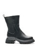 Chelsea boot met een chunky zool en geribde panelen, Zwart, Packshot image number 0