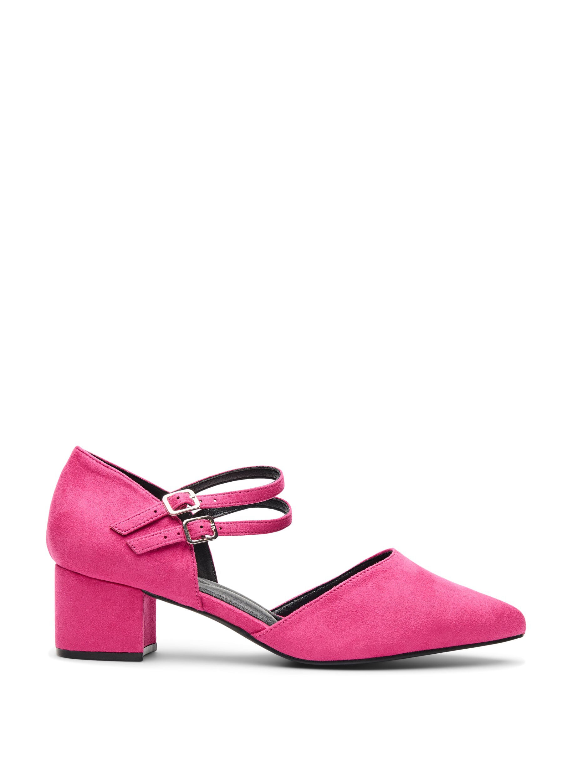 ZizziPumps met dubbele bandjes, Roze, Packshot image number 0
