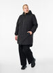 Lichtgewicht gewatteerde parka met een capuchon, Zwart, Model image number 1