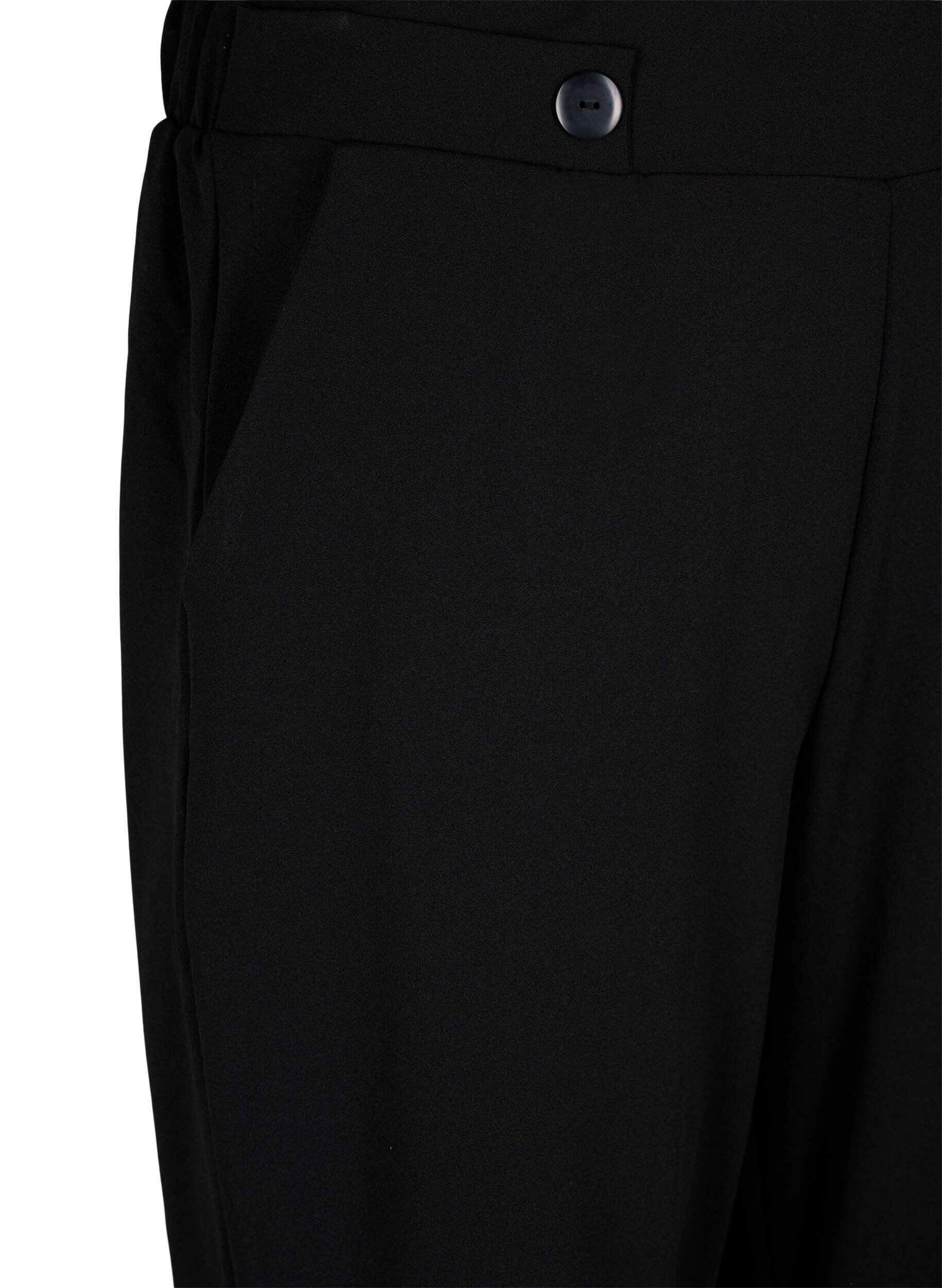 ZizziLosse broek met zakken, Zwart, Packshot image number 2