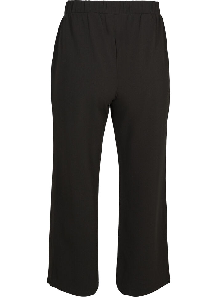 Losse broek met zakken, Zwart, Packshot image number 1