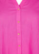 Katoenen blouse met een V-hals, Roze, Packshot image number 2
