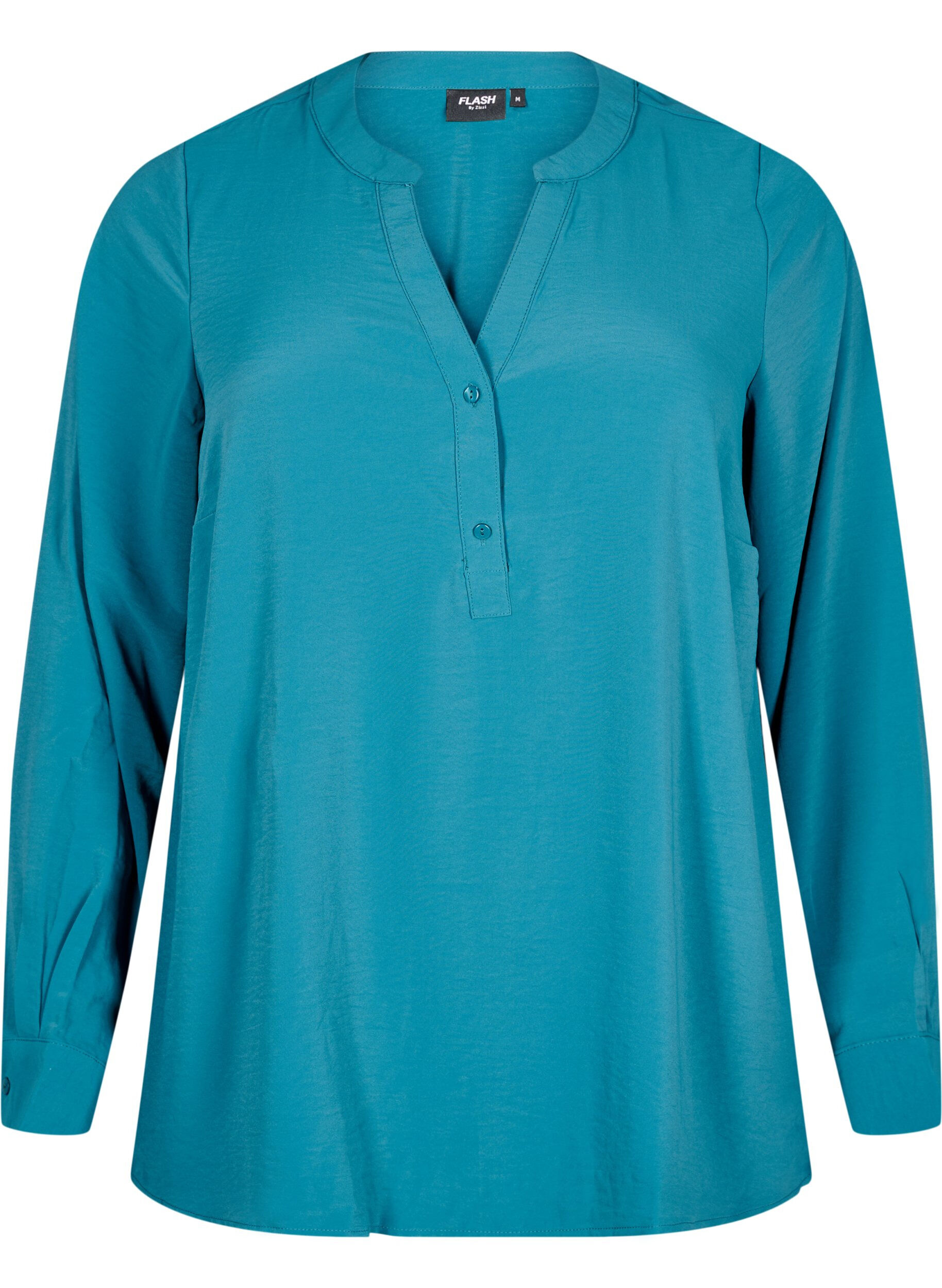 ZizziFLASH - Blouse met lange mouwen, Groen, Packshot image number 0