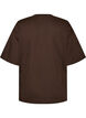 Oversized T-shirt met grote fotoprint, Bruin, Packshot image number 1