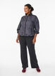 Runningjack met hoge hals en verstelbare zoom, Grijs, Model image number 1