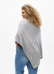 Fijngebreide poncho, Grijs, Model image number 2