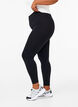 Naadloze basis legging, Zwart, Model image number 0
