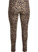Viscose leggings met zebraprint, Bruin, Packshot image number 1