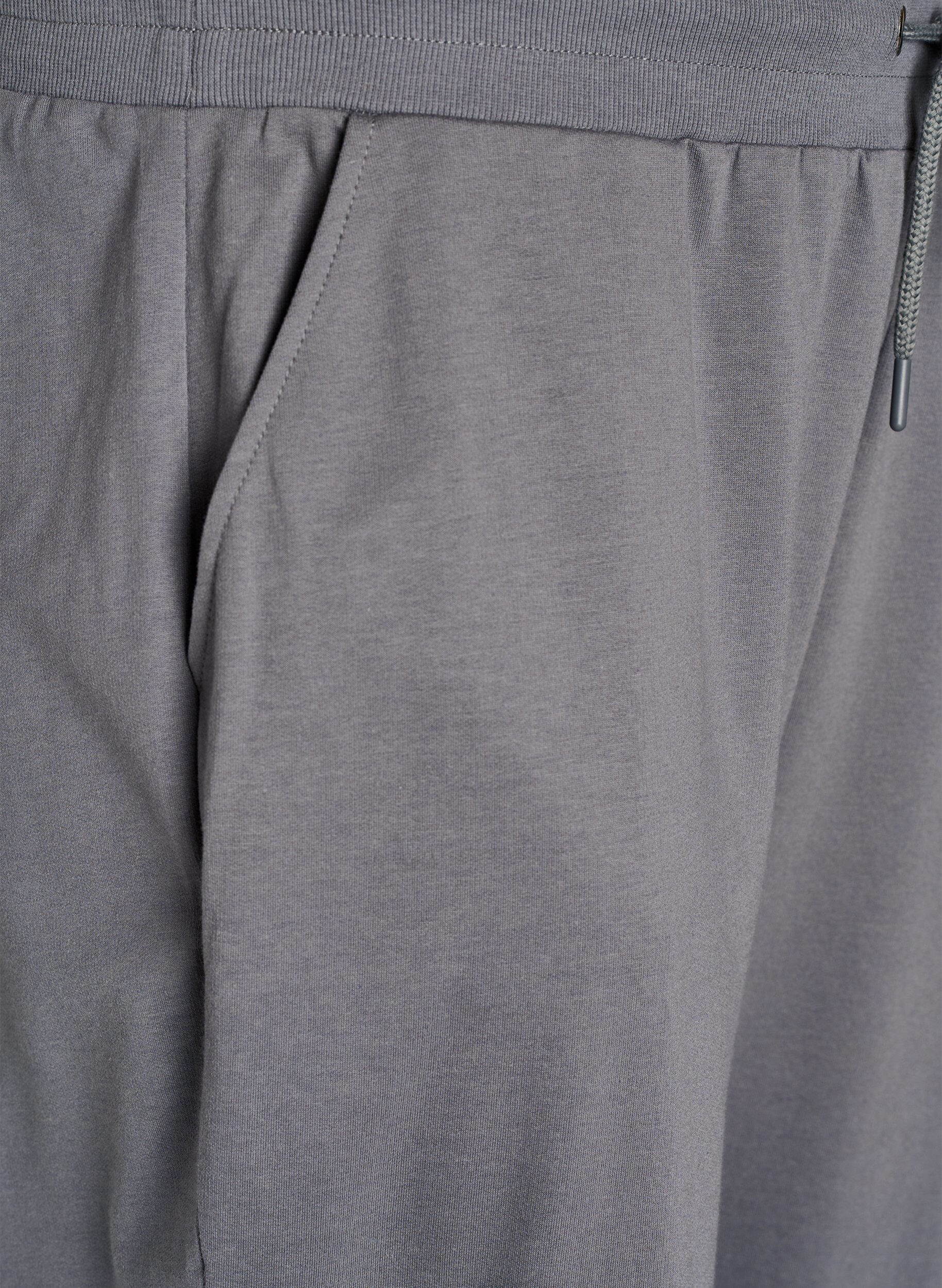 ZizziLosse trainingsbroek met zakken, Grijs, Packshot image number 2