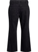Straight-fit jeans met een strikceintuur, Zwart, Packshot image number 1