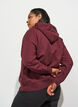 Hoodie met borstprint, Rood, Model image number 2