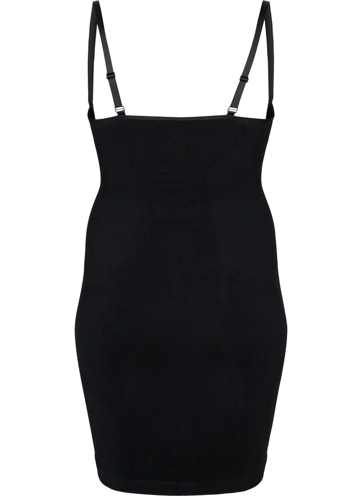 Shapewear jurk met verstelbare bandjes, Black, Packshot