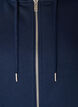 Sweatshirt met capuchon, ritssluiting en zakken, Blauw, Packshot image number 2