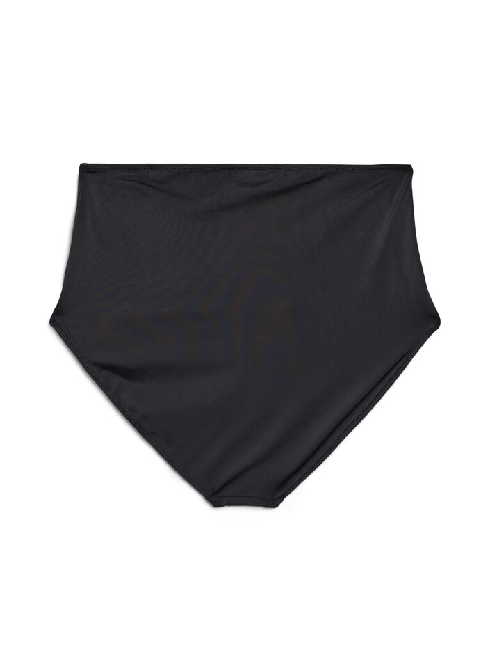 Bikinibroekje met high waist, Zwart, Packshot image number 1
