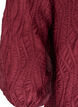 Blouse met textuur en 3/4 mouwen, Rood, Packshot image number 3