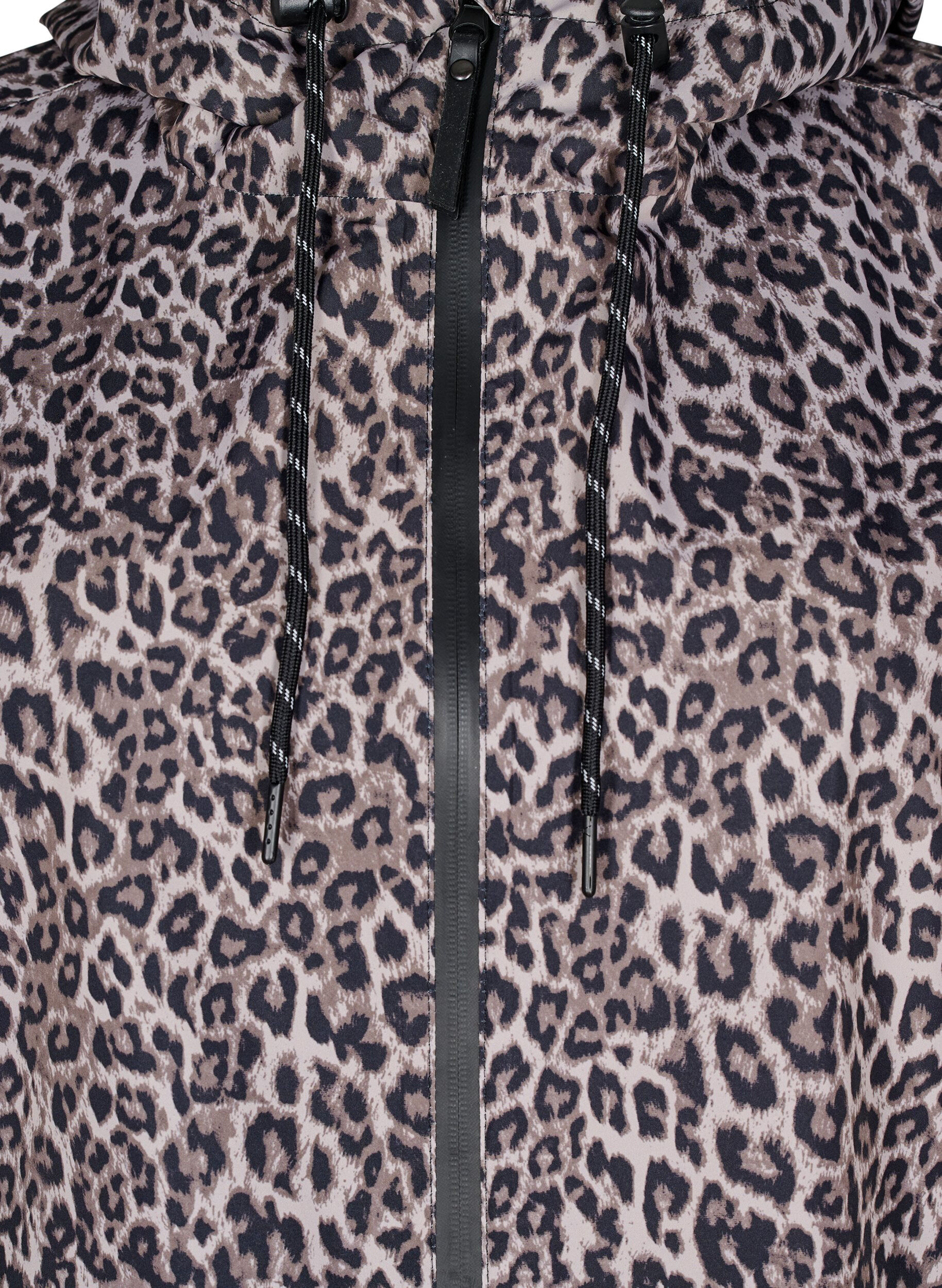 ZizziRegenjas met zakken en capuchon, Bruin, Packshot image number 2