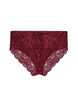 Panties met kant en een strikdetail aan de achterkant, Donker Bordeaux, Packshot image number 1