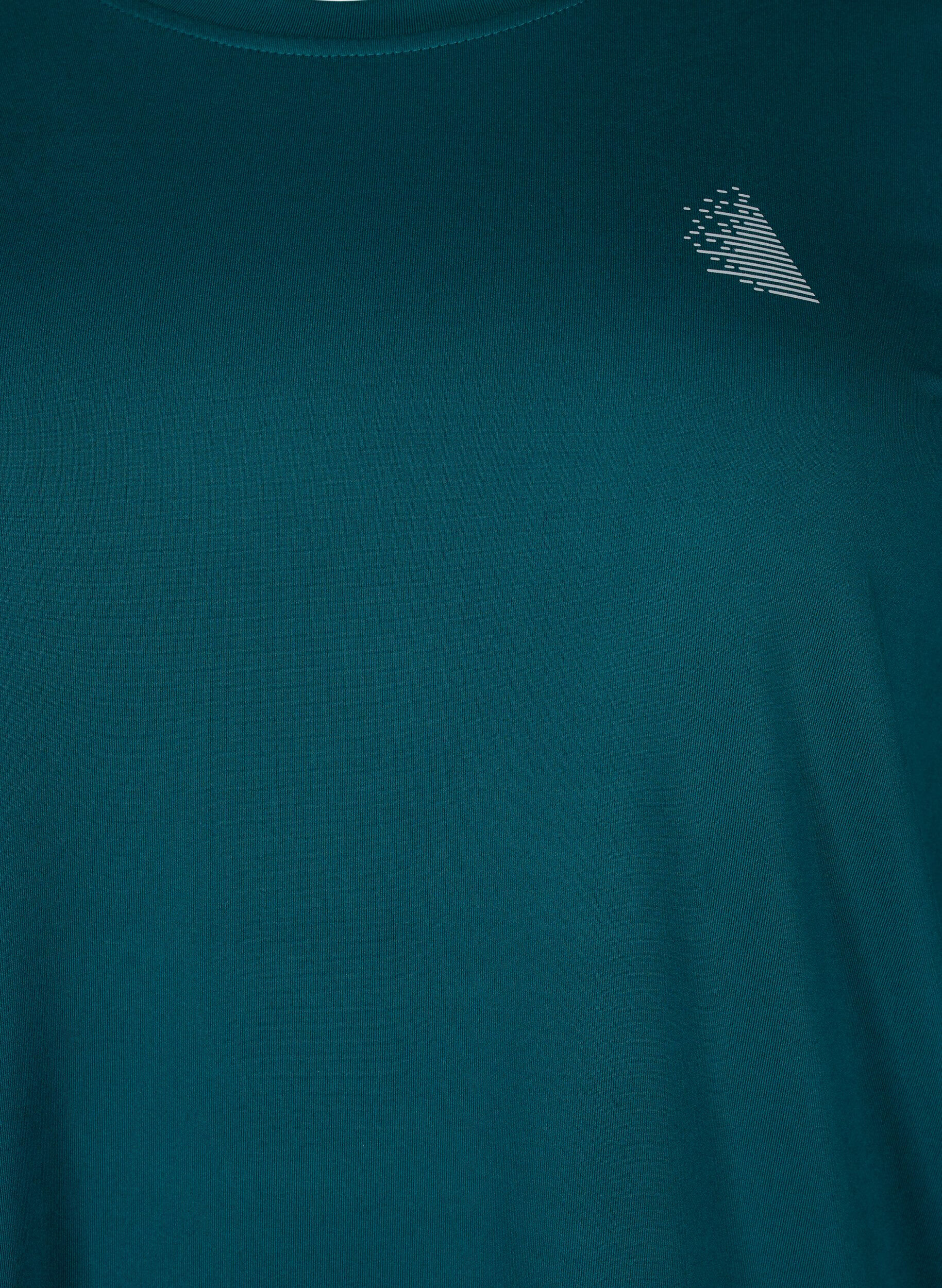 ZizziTrainingsblouse met 3/4-mouwen, Groen, Packshot image number 2