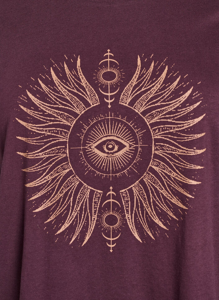 Katoenen T-shirt met print op de voorkant, Fudge w. EYE, Packshot