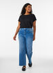 2-pack T-shirts met korte mouwen, Zwart, Model image number 1