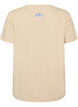 Katoenen T-shirt met print, Beige, Packshot image number 1