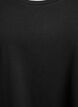 Basic jerseyblouse met lange mouwen, Zwart, Packshot image number 2