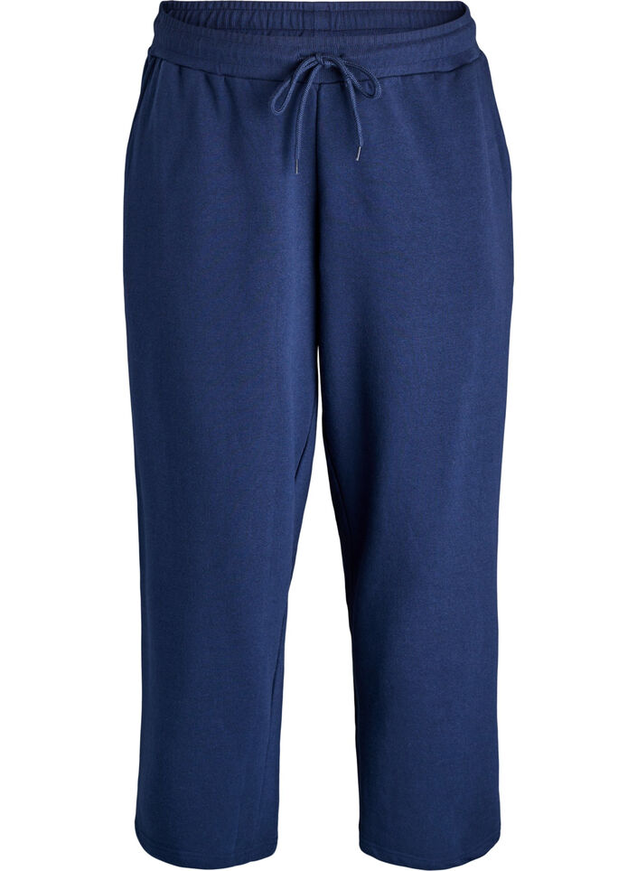 Joggingbroek met zakken, Blauw, Packshot image number 0