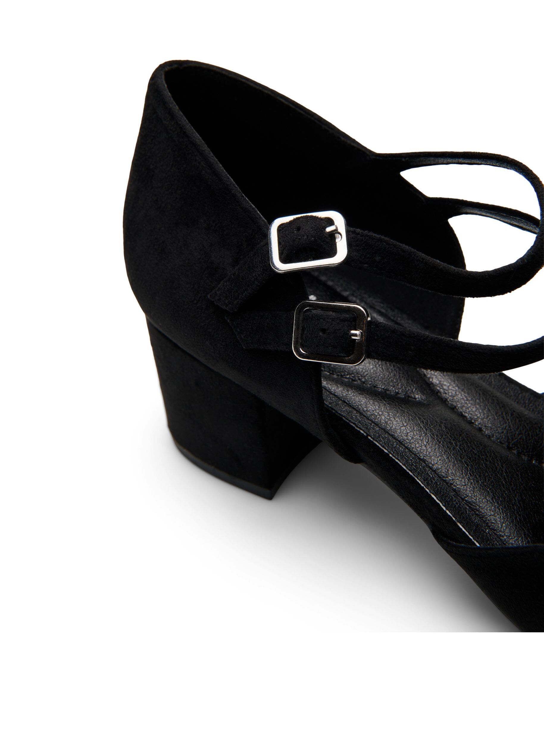 ZizziWide fit - Pumps met dubbele banden, Zwart, Packshot image number 3