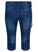 Slim fit capri jeans met zakken, Blauw, Packshot image number 1