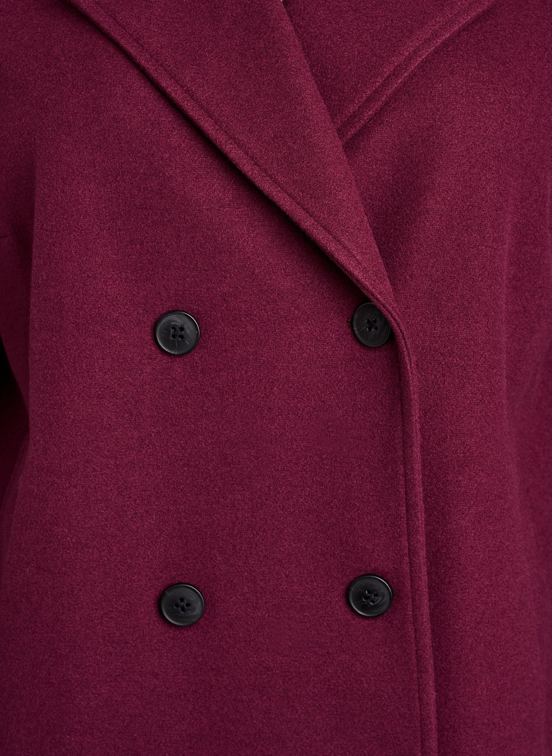 ZizziKorte jas met dubbele knoopsluiting, Rood, Packshot image number 2