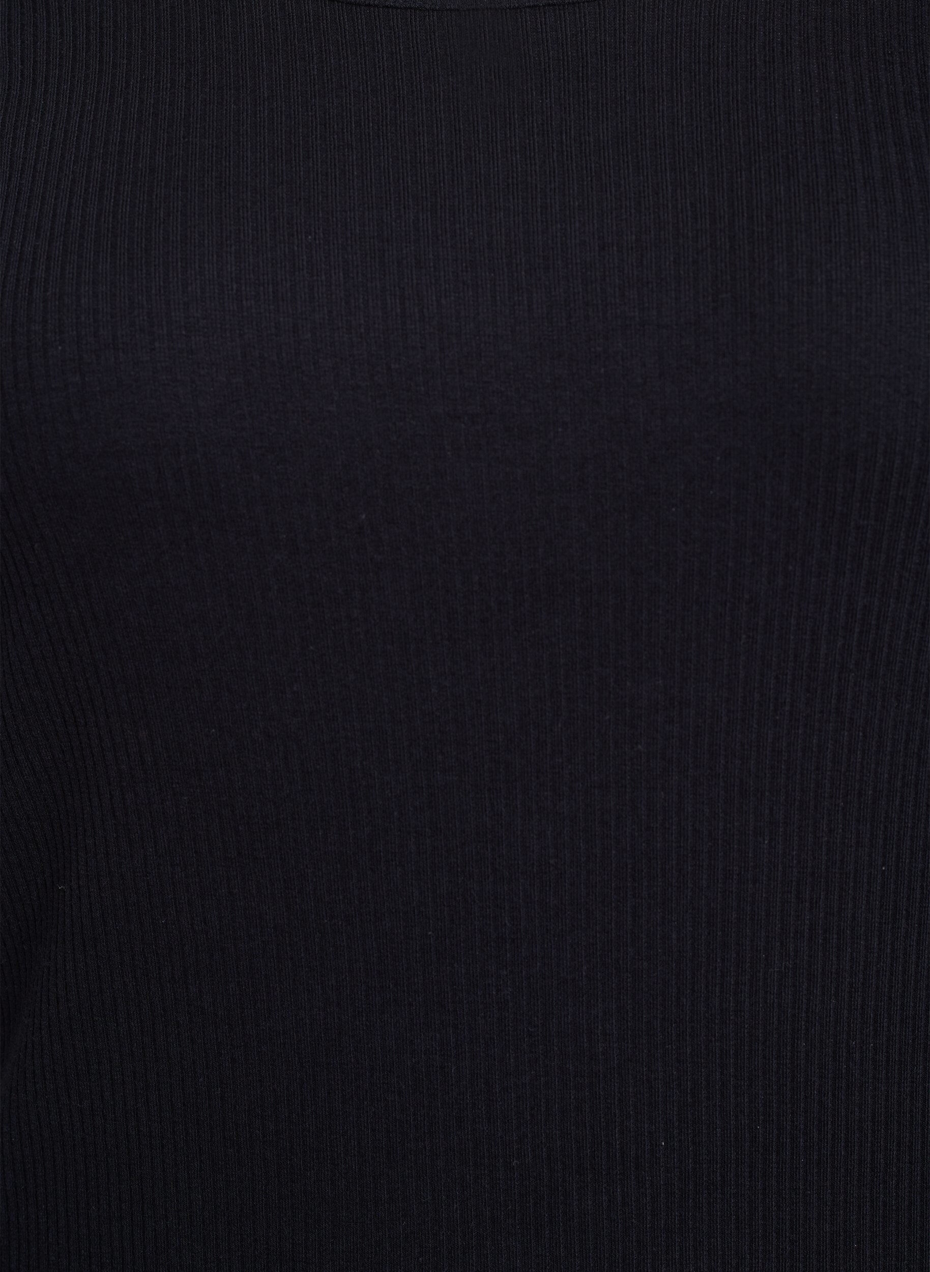 ZizziMaxi jurk in jersey met korte mouwen, Zwart, Packshot image number 2