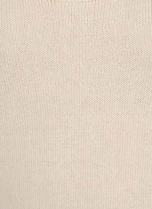 ZizziMouwloze gebreide top met geschulpte rand, Sandshell, Packshot image number 2