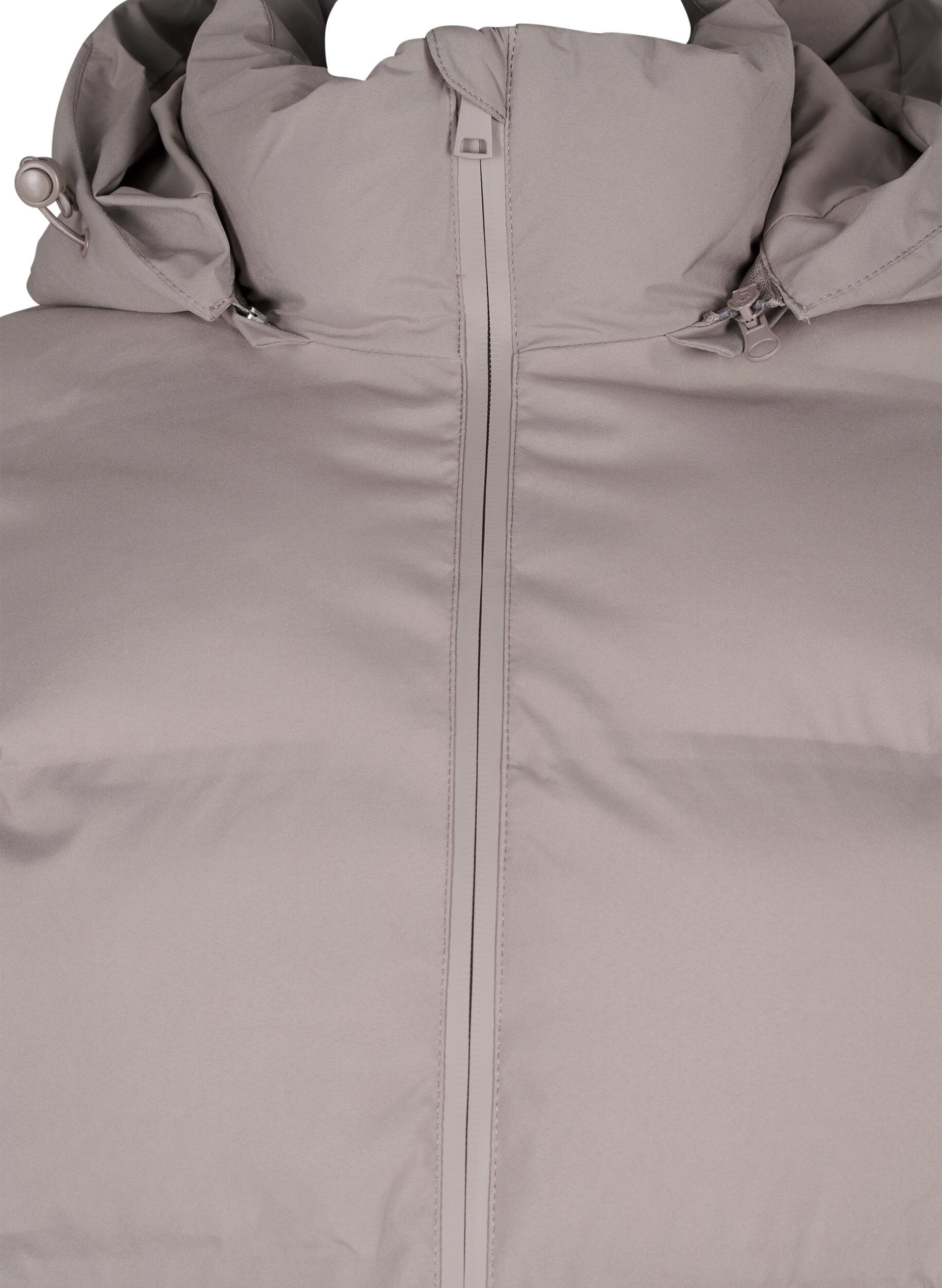 Zizzi Doudoune courte &agrave; capuche, Beige, Packshot image number 2