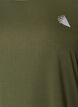 Sporttop met 3/4 mouwen, Groen, Packshot image number 2
