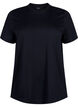 Basic katoenen T-shirt met ronde hals, Zwart, Packshot image number 0