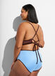 Omkeerbare bikinibroekjes met normale taille, Bruin, Model image number 1