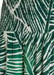Maxi rok in viscose met smokwerk, Groen, Packshot image number 2