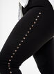 Leggings met oogjes, Black, Model image number 3