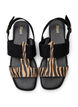 Wide fit - Sandalen met brede banden, Zwart, Packshot image number 2