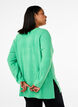 Gebreide blouse met ronde hals, Light G. Green Mel., Model image number 1