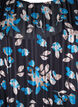 Korte jurk met print en een ronde hals, Zwart, Packshot image number 2