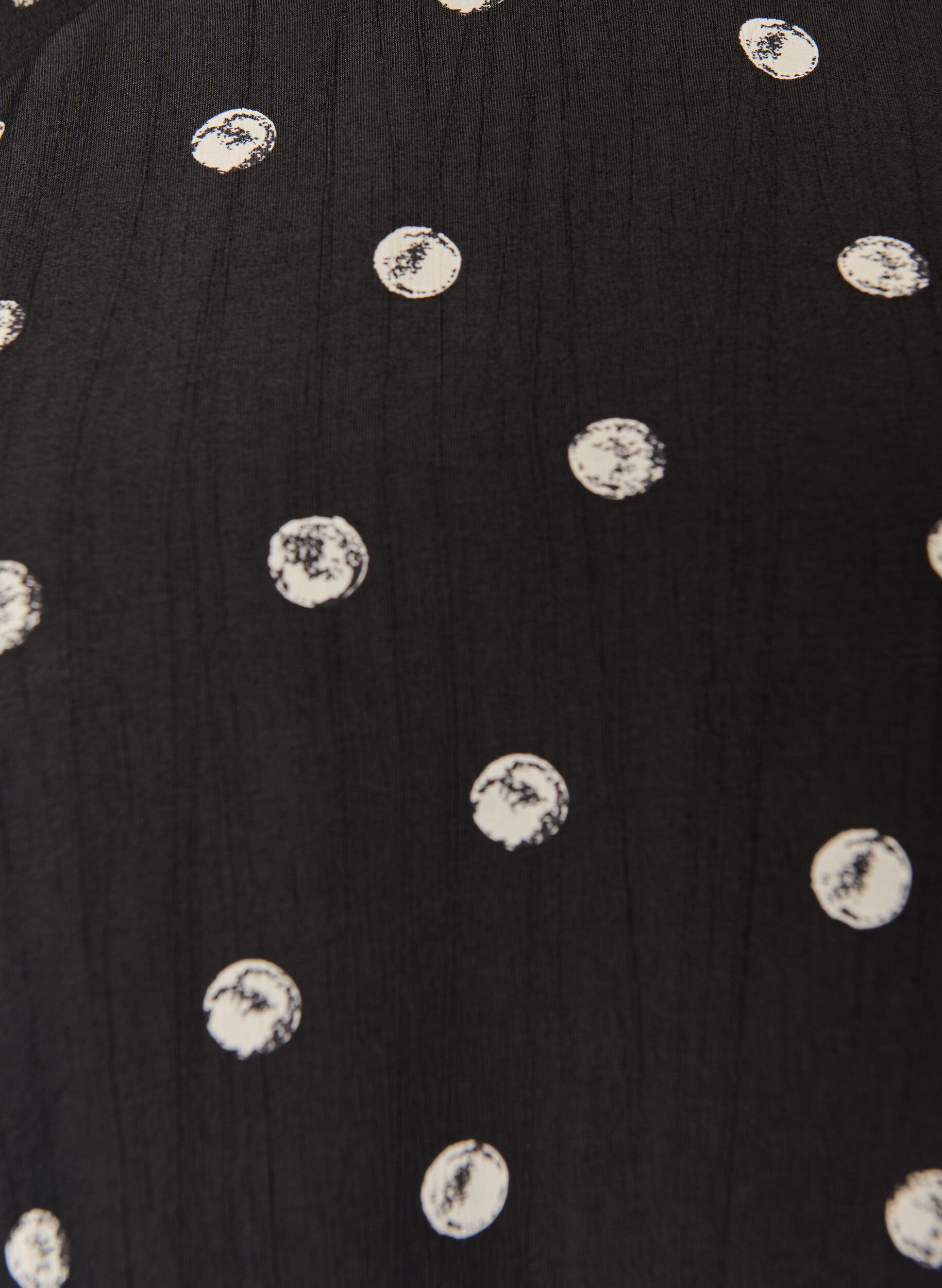 ZizziKorte viscose jurk met ballonmouwen, 9990, Packshot image number 2