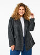Blazer van wolmix met zakken, Dark Grey Melange, Model image number 0