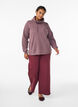 Sweatshirt met hoge kraag en zakken, Rood, Model image number 1