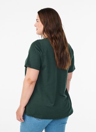 ZizziFLASH - T-shirt met print, Scarab London, Model image number 2