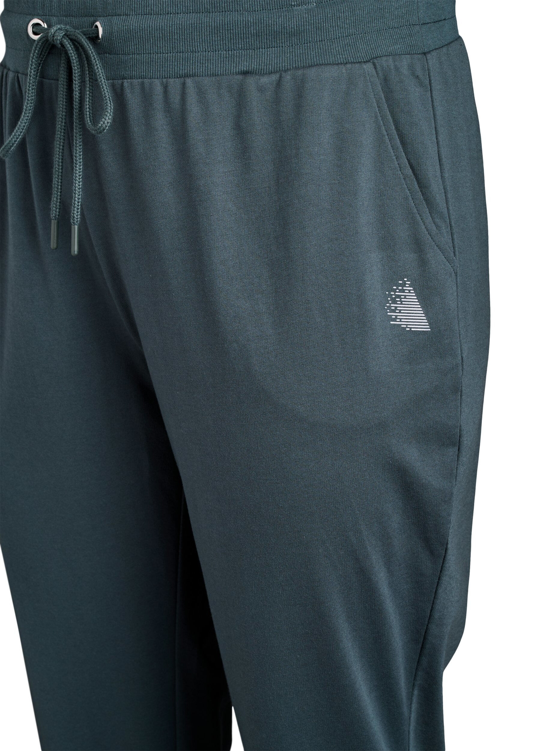 ZizziLosse trainingsbroek met zakken, Groen, Packshot image number 2